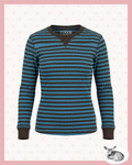 blue static — sweater térmico a rayas