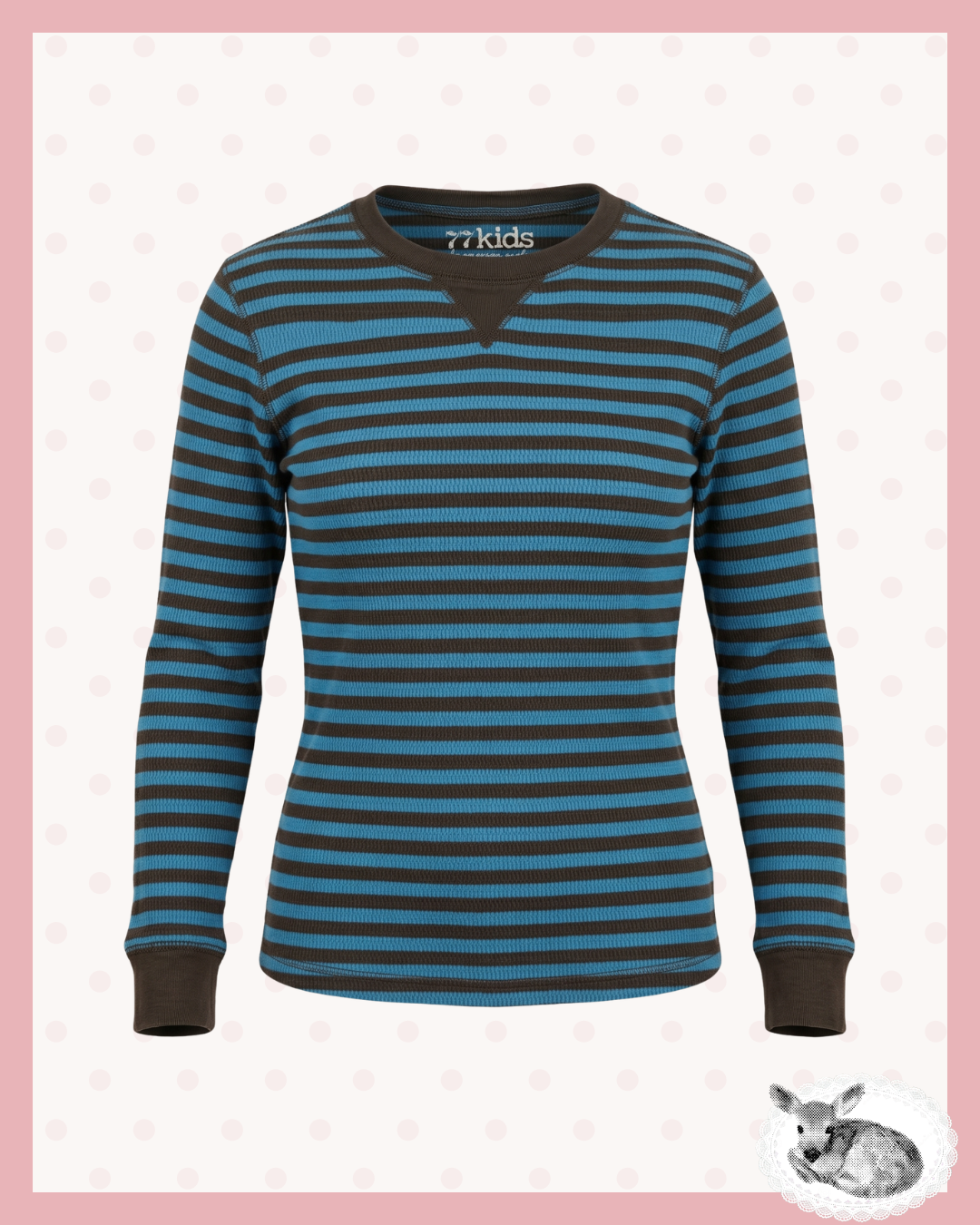 blue static — sweater térmico a rayas