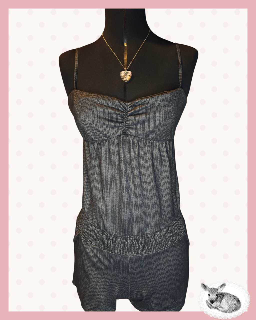 dark romper — enterizo vintage