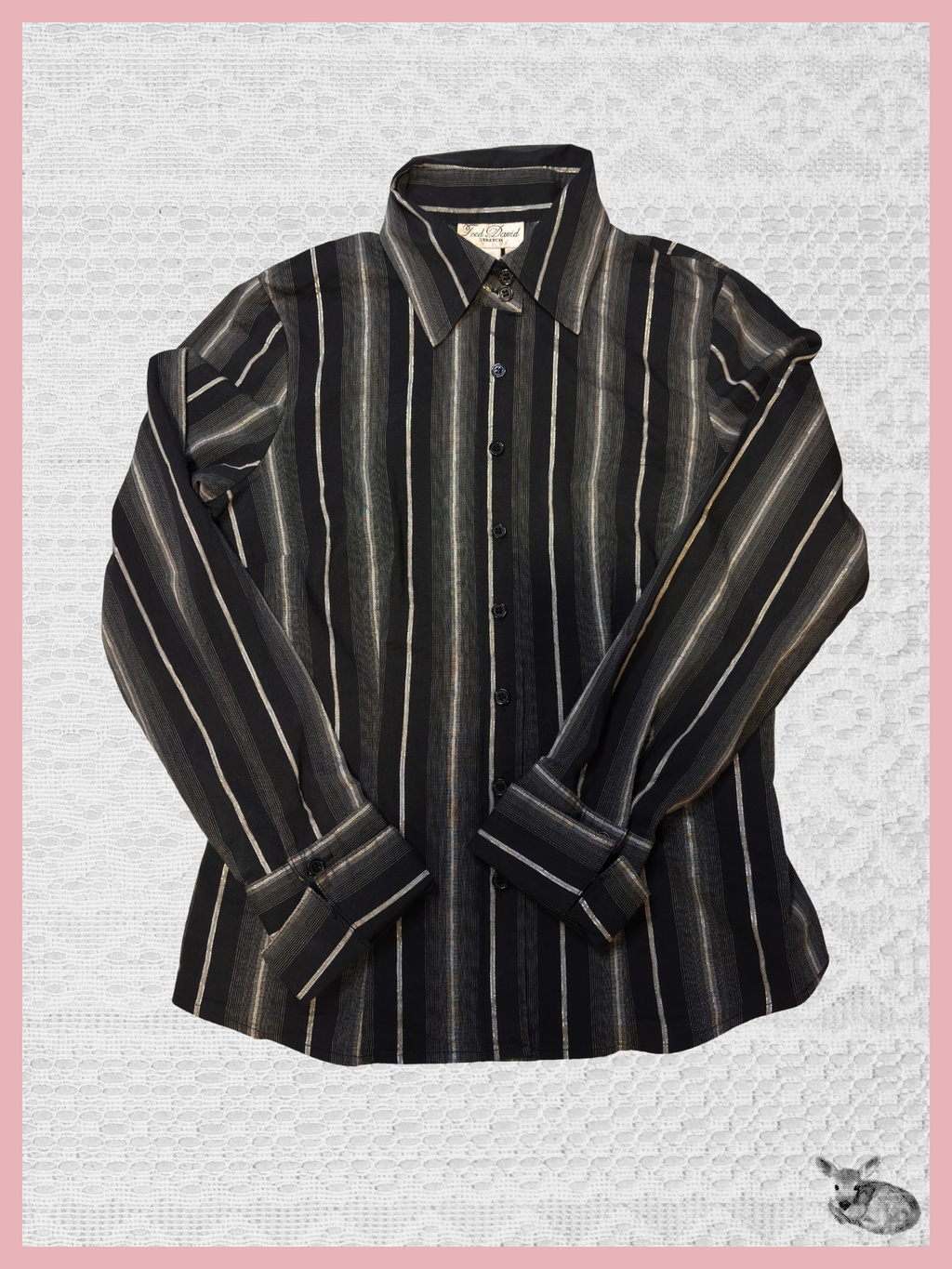 november stripes — camisa vintage a rayas