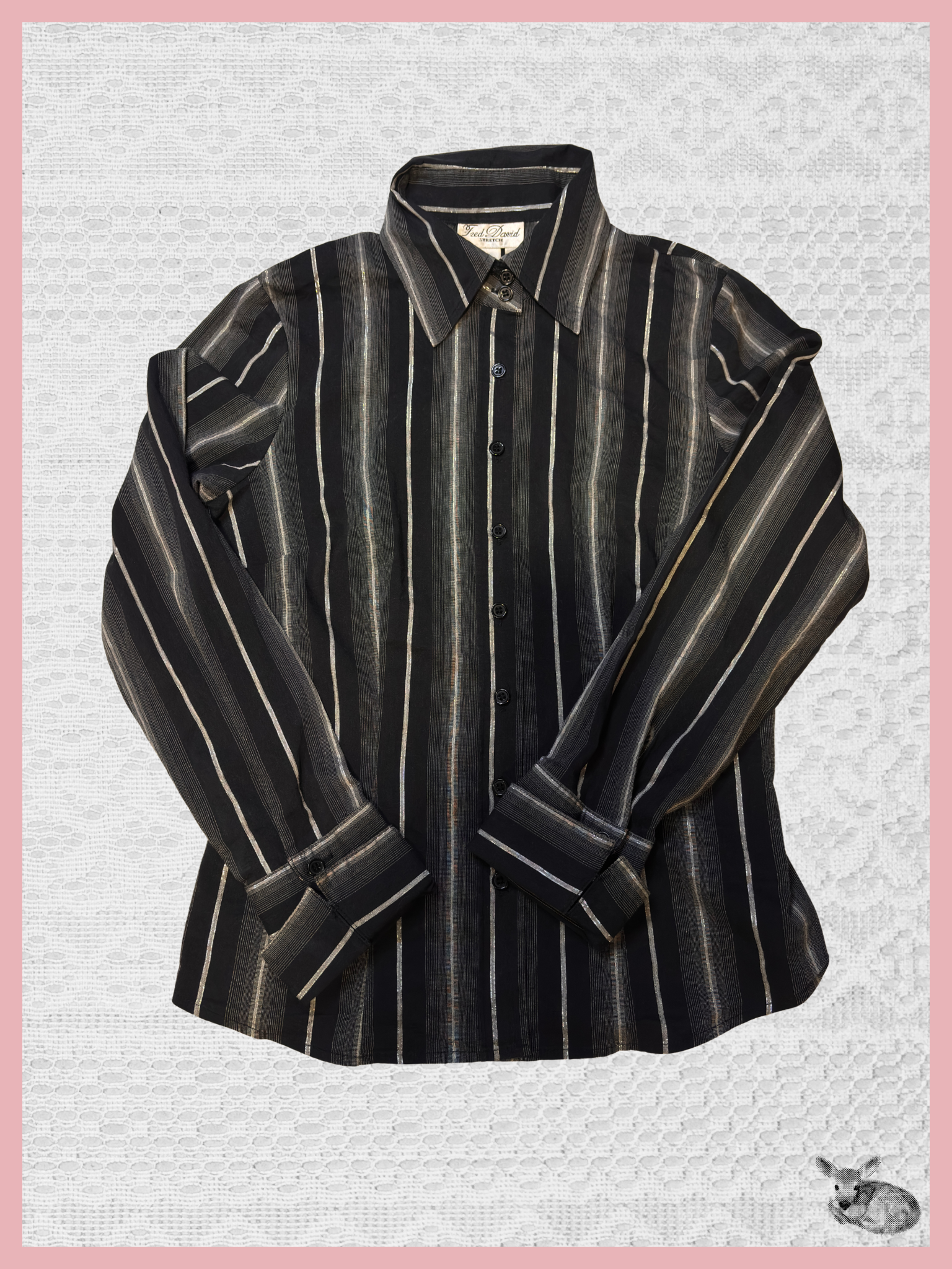 november stripes — camisa vintage a rayas