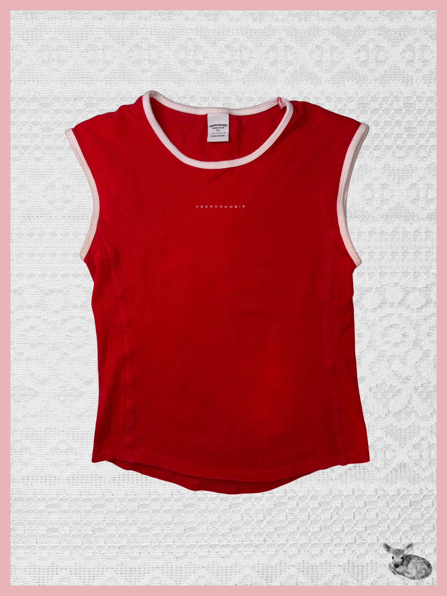 cherry pop — tank top rojo