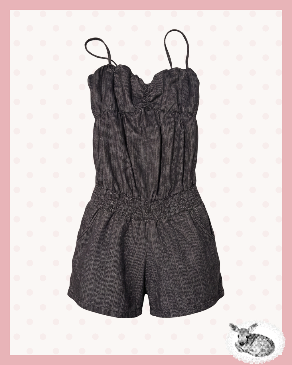 dark romper — enterizo vintage