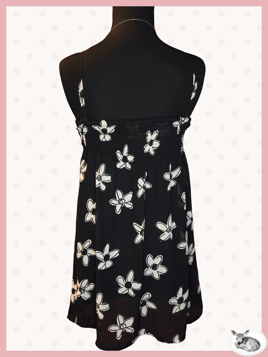 midnight garden — slip dress floral