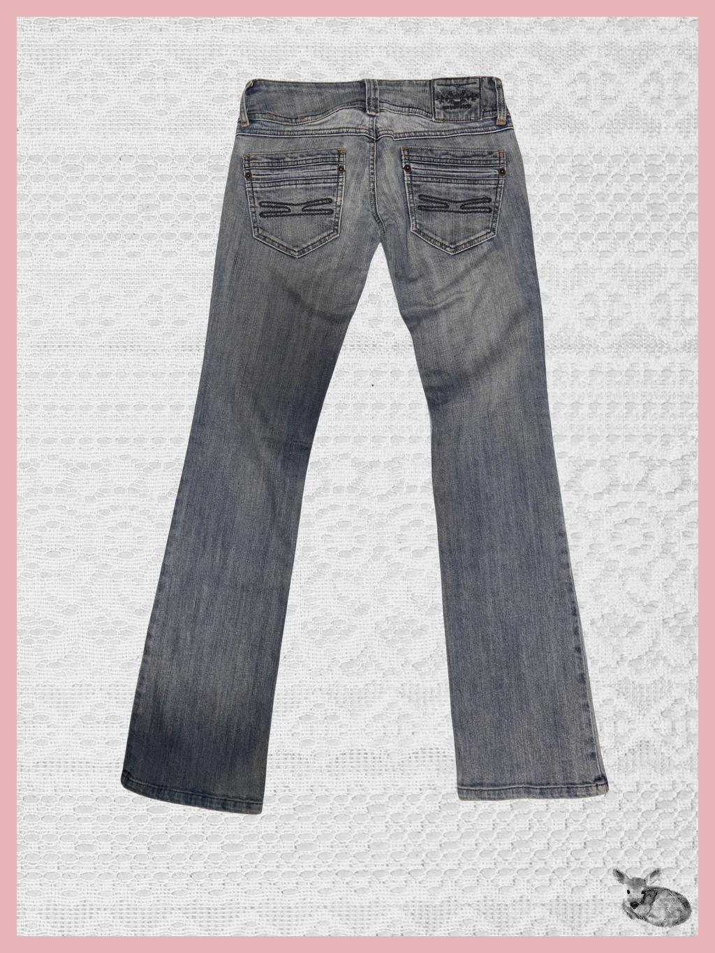 found on a tuesday — jeans tiro bajo