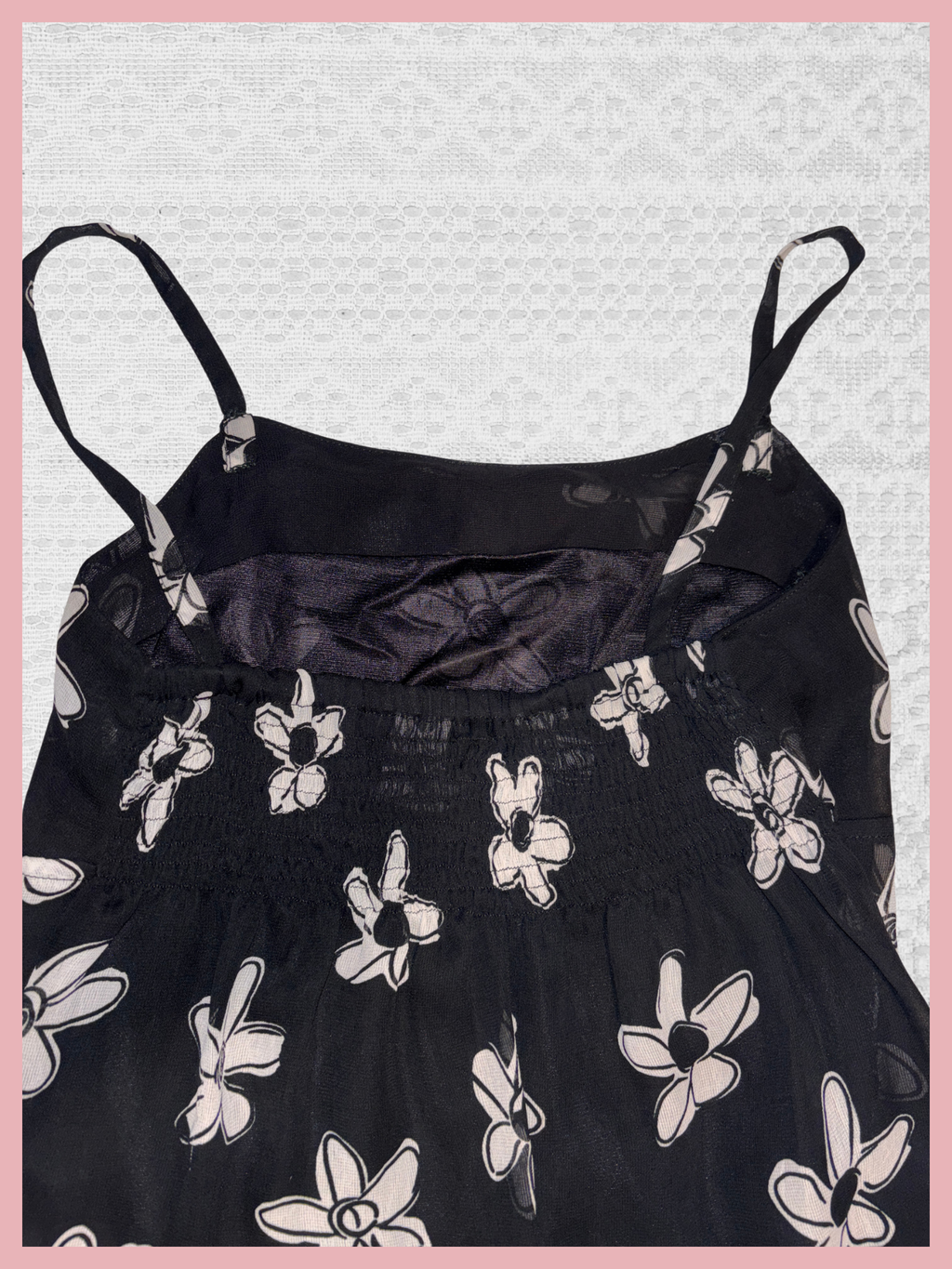 midnight garden — slip dress floral