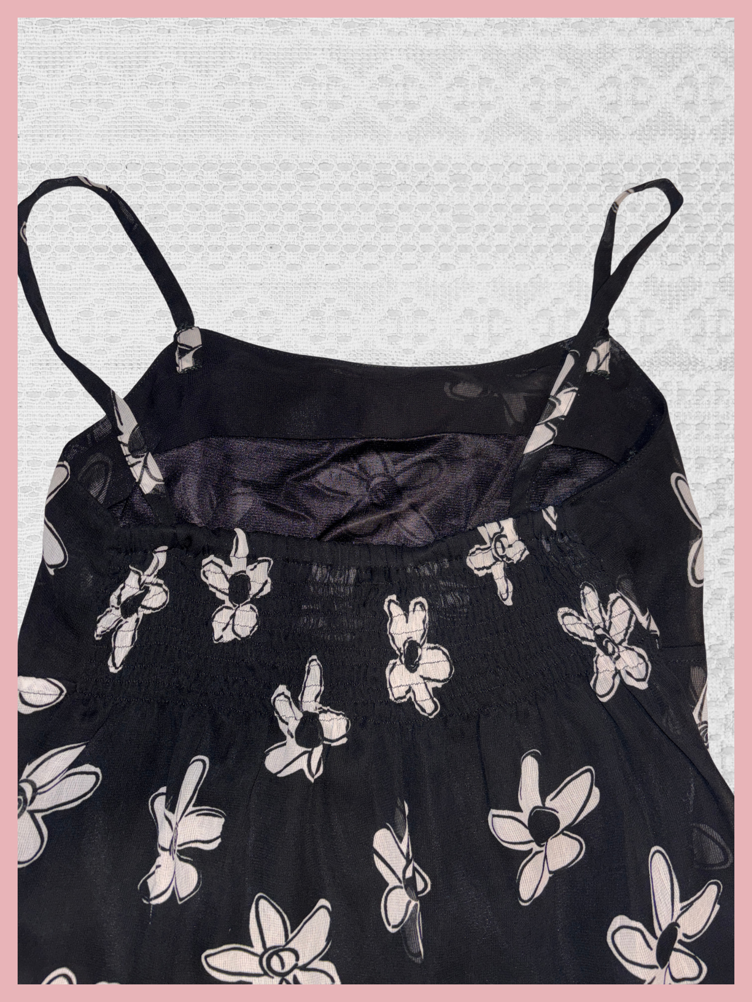 midnight garden — slip dress floral