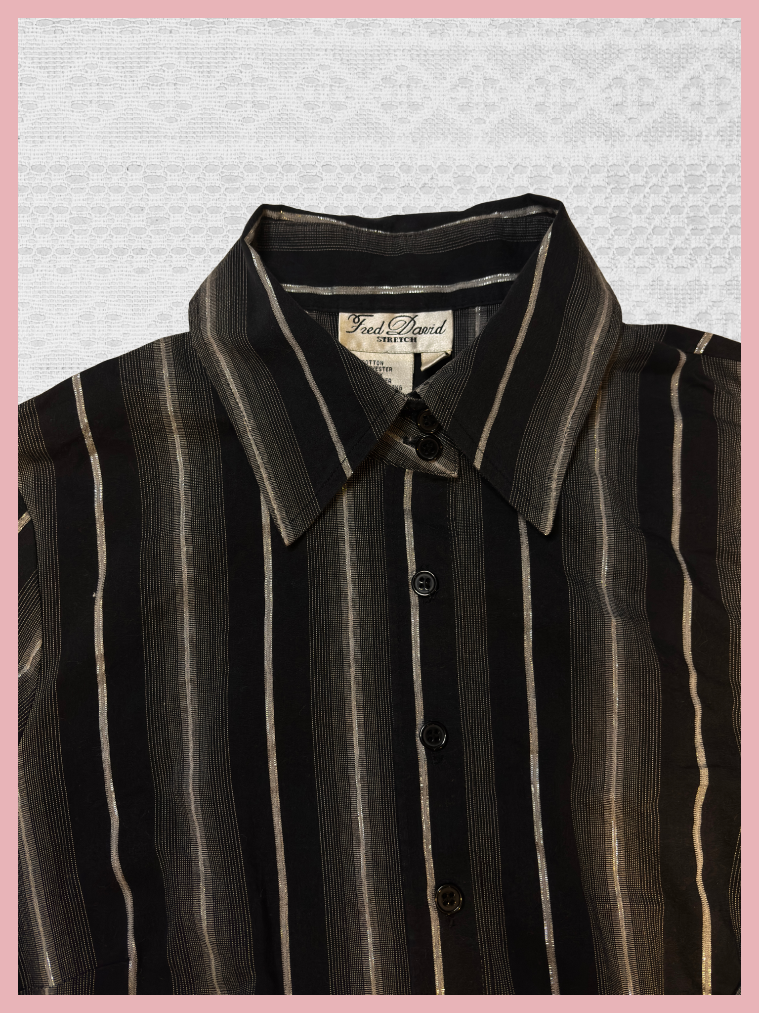 november stripes — camisa vintage a rayas