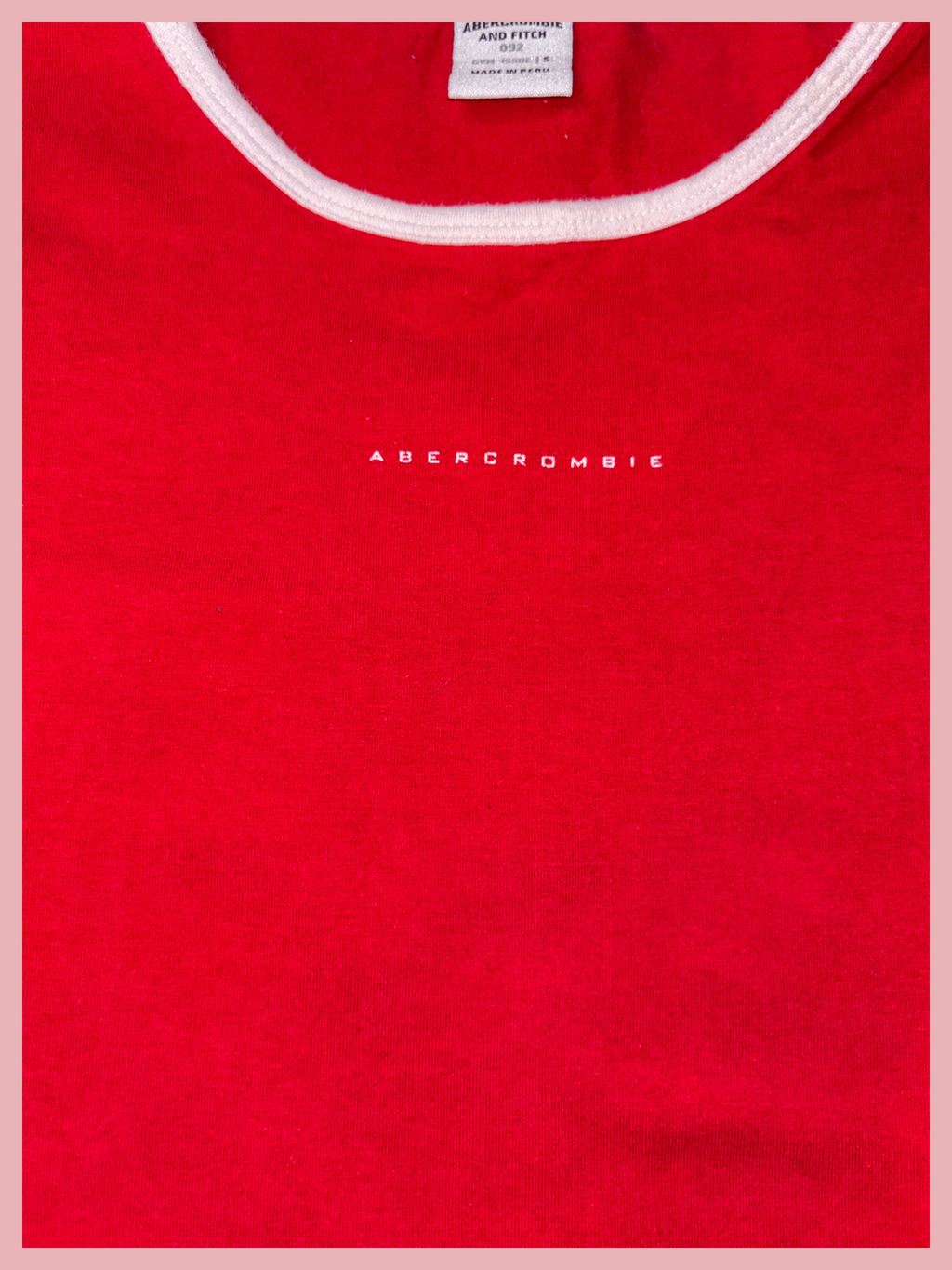 cherry pop — tank top rojo