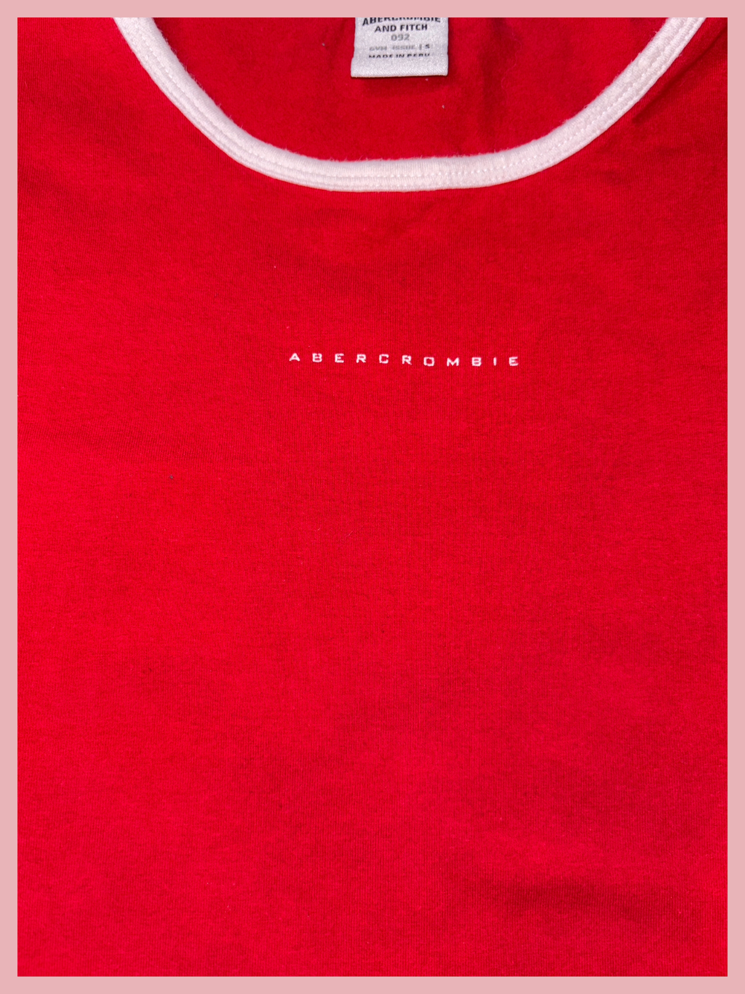 cherry pop — tank top rojo