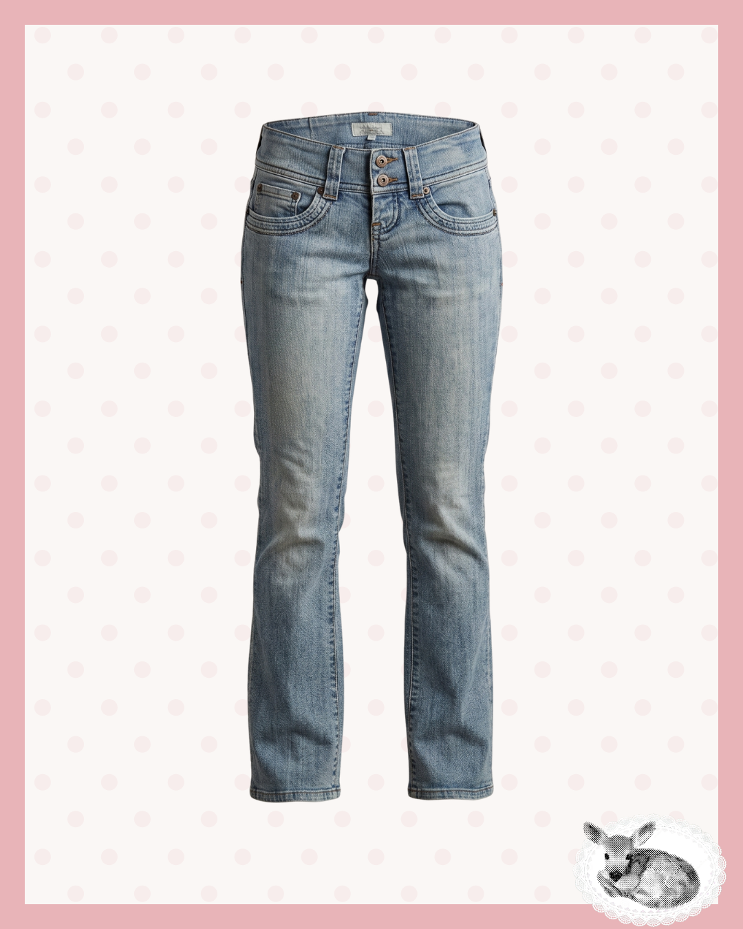 found on a tuesday — jeans tiro bajo