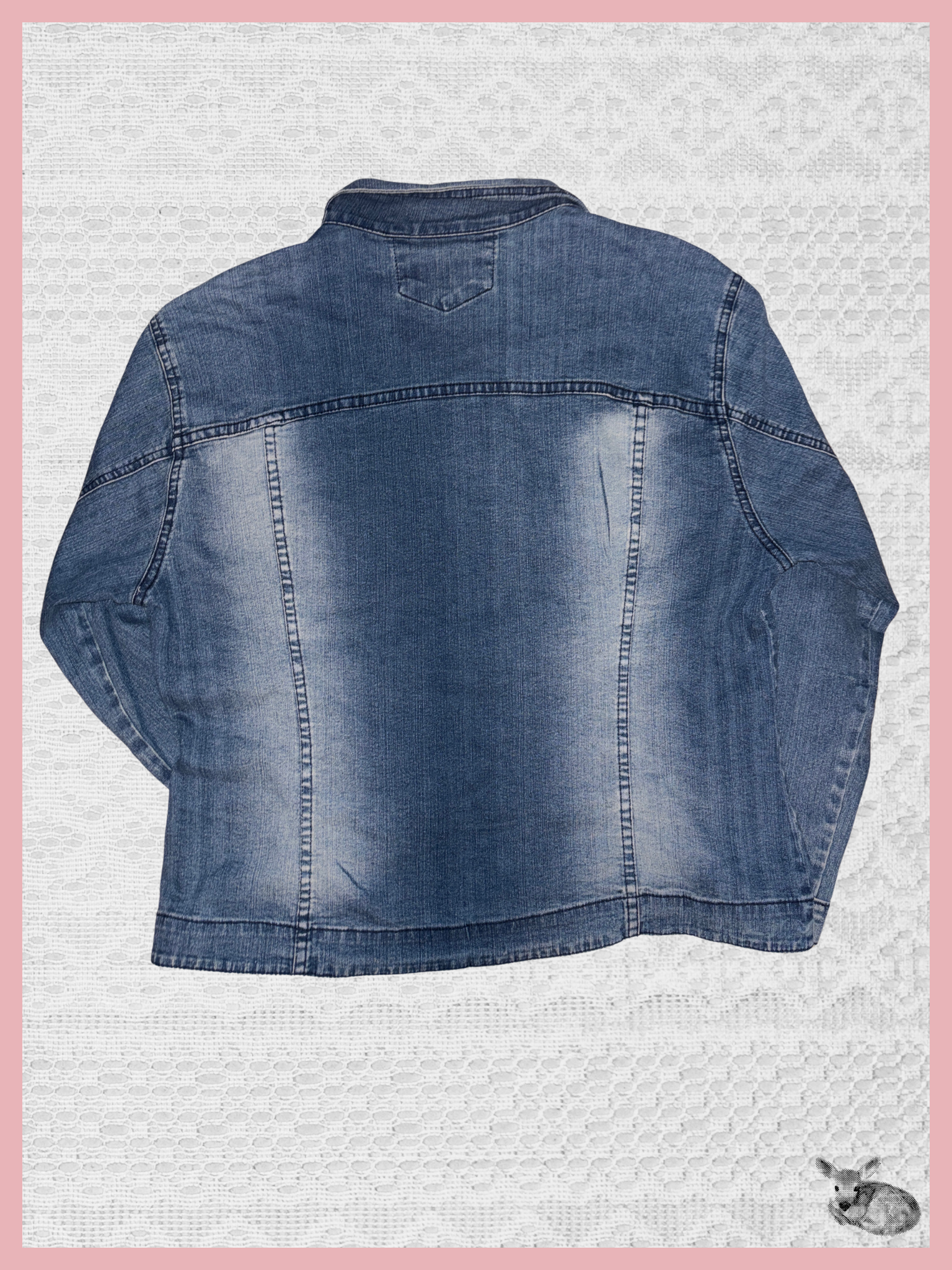 wings of denim — casaca denim bordada