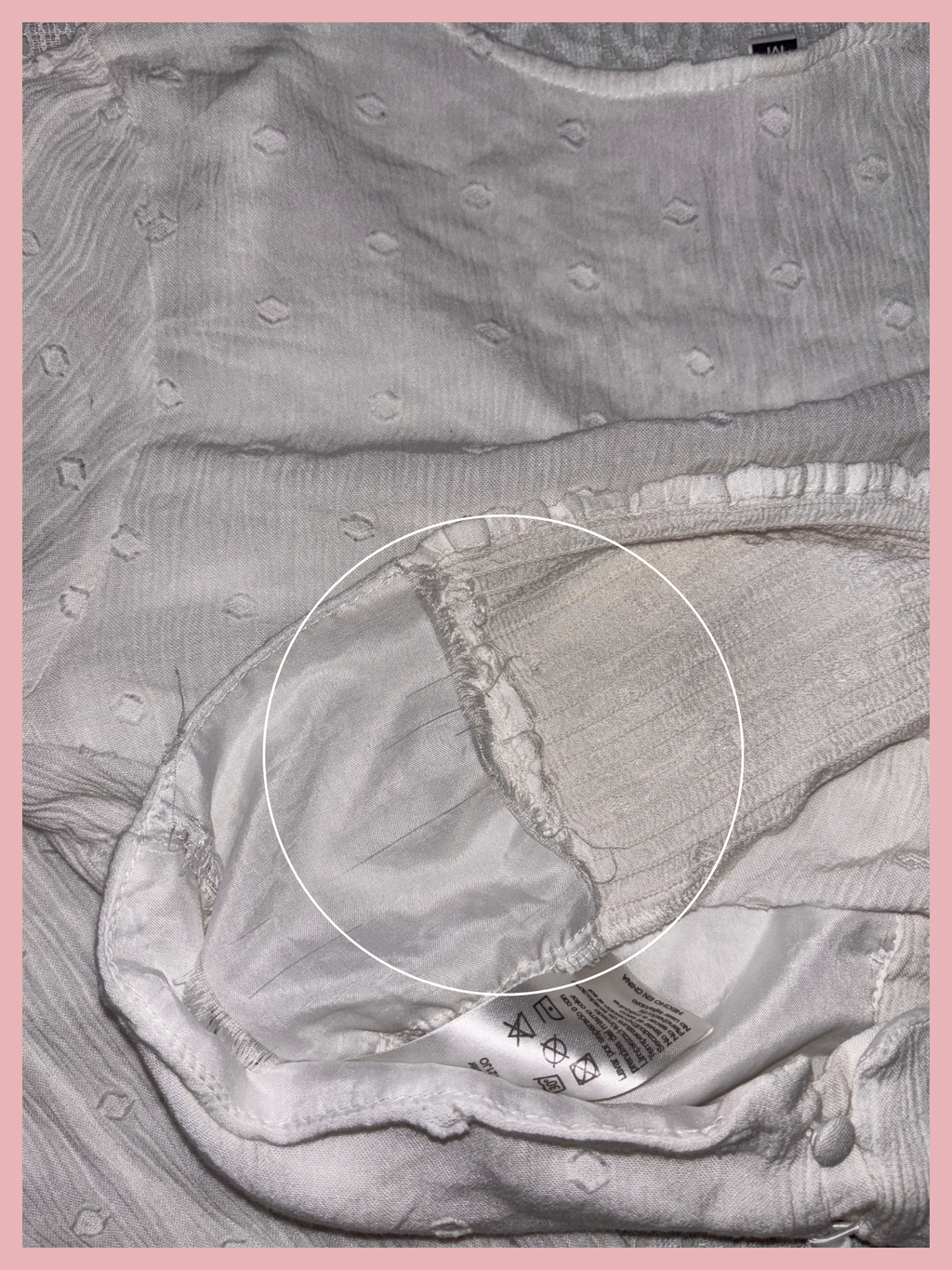 cloud nine — blusa blanca con flores