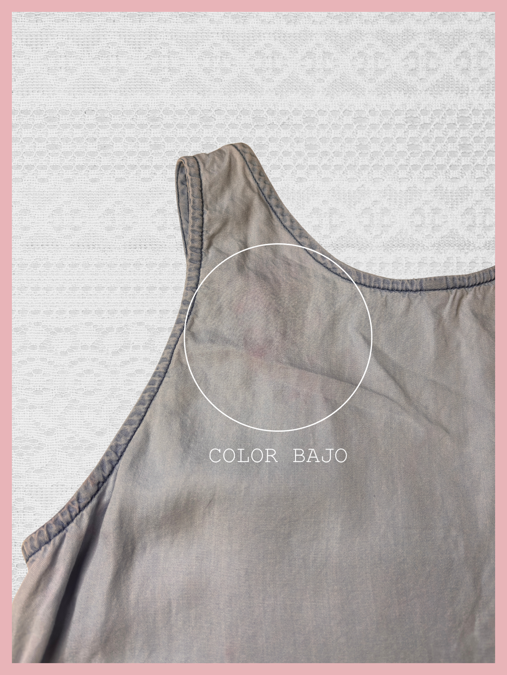 blue hour dress — vestido denim con bordado