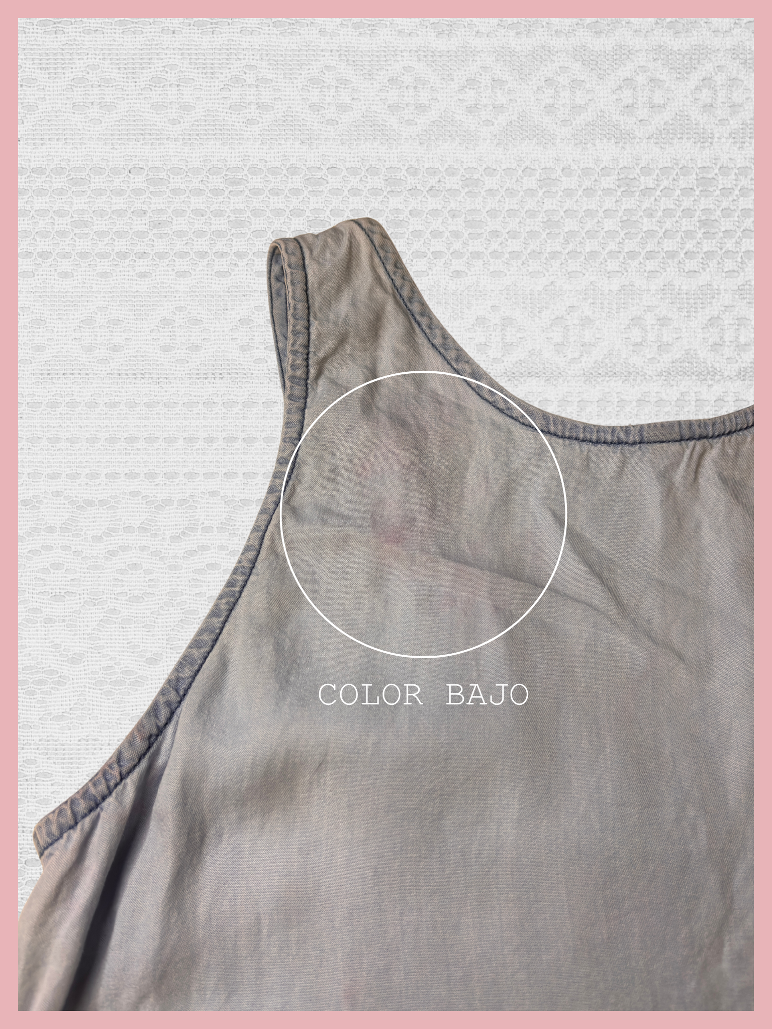 blue hour dress — vestido denim con bordado
