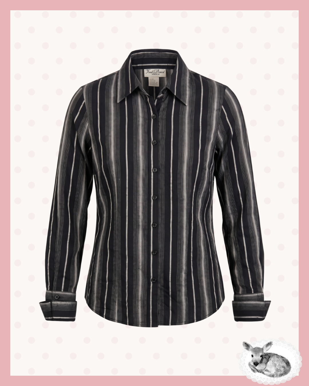 november stripes — camisa vintage a rayas