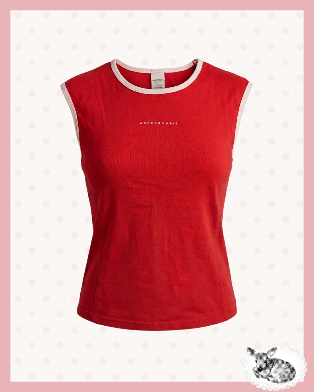 cherry pop — tank top rojo