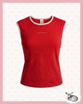 cherry pop — tank top rojo
