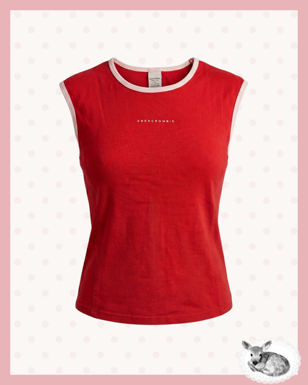 cherry pop — tank top rojo